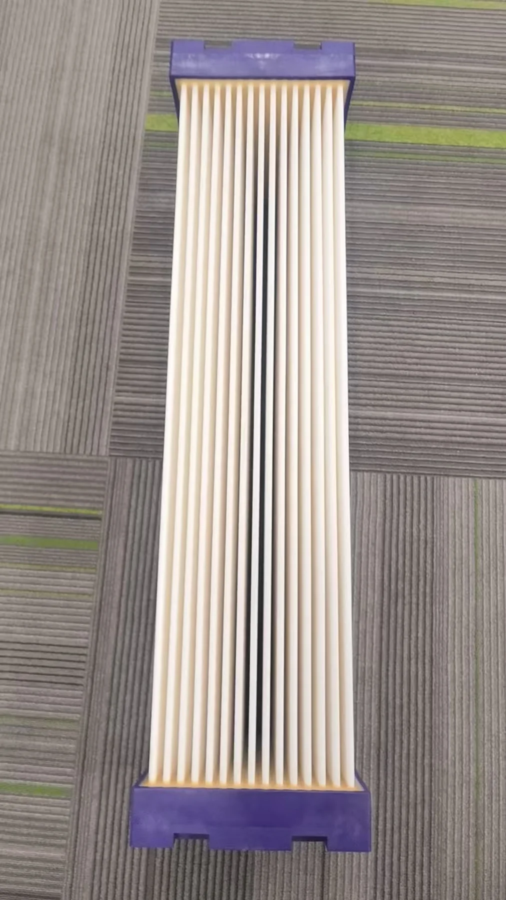 Top view of a complete ceramic flat sheet membrane module